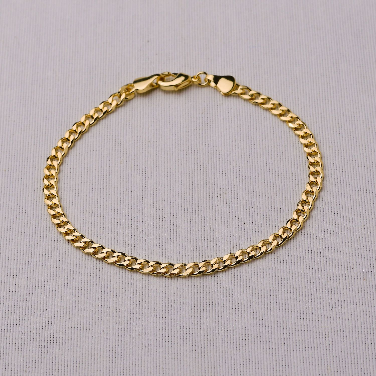 Pulseira Dourada em Metal 22cm